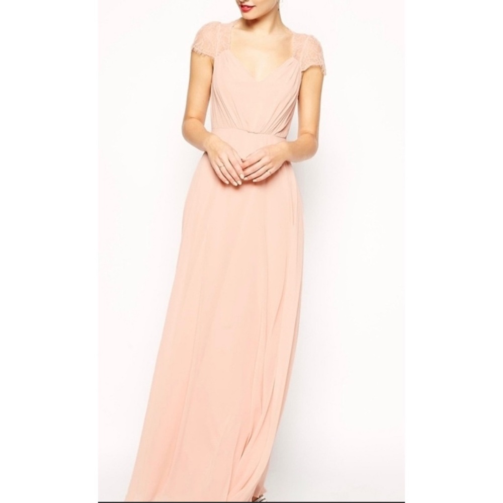 ASOS Kate bridesmaids floor length dress